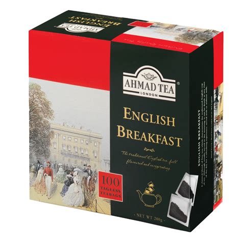 Ahmad Tea English Breakfast Tea (100 Teabags - Tagless)