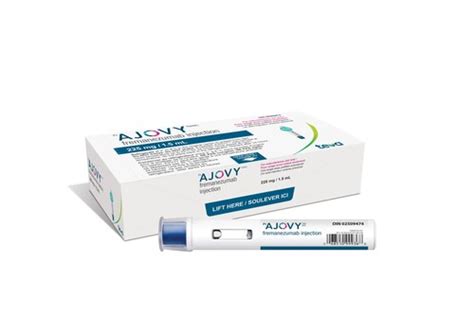 Teva Canada Announces New Autoinjector for AJOVY® for the Preventive ...