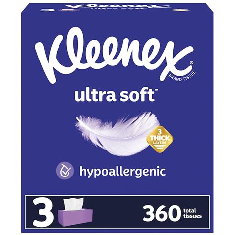Kleenex 3-Pack Facial Tissue (120-Count) 54314 at Lowes.com
