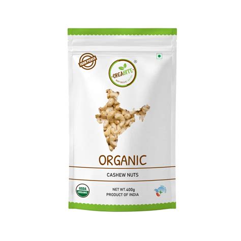 Orgabite Organic Cashew Whole 400g - Organic Kaju : Amazon.in: Grocery ...