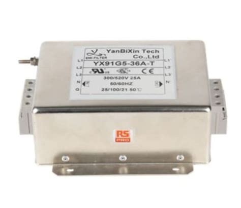 RS PRO | RS PRO 36A 300/520 V ac 50/60Hz, Chassis Mount Power Line ...