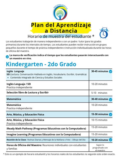 Sample schedule | PDF