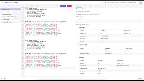 OneCompiler Features 的图像结果