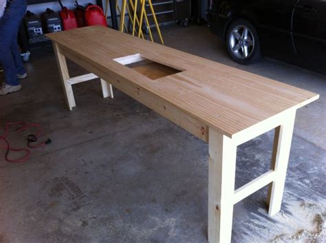 Image result for How to Build a Sewing Machine Table