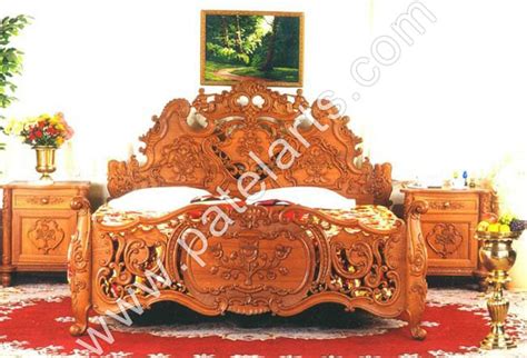 Wooden Bed, Beds, Carved Wooden Beds, Designer Wooden Beds, Designer ...