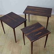 Image result for Danish Rosewood Nest of Tables