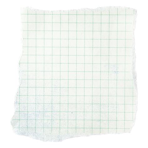 Png grid paper scrap sticker transparent background | Premium Photo