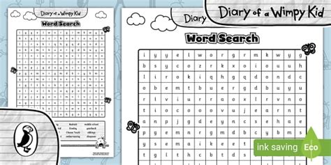 Diary of a Wimpy Kid: Wordsearch