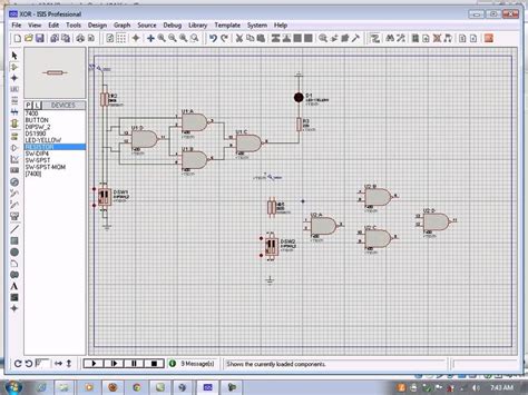 Image result for Proteus Simulation Tutorial Xor