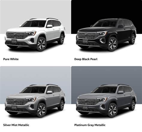 2025 Volkswagen Atlas Interior & Exterior Colors: A Buyer's Guide