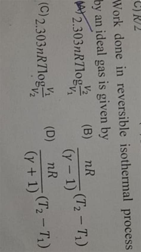 Image result for Isothermal Reversible Process