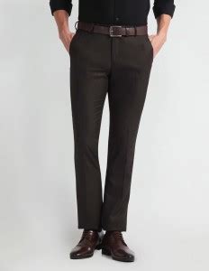 ARROW Regular Fit Men Brown Trousers - Buy ARROW Regular Fit Men Brown ...
