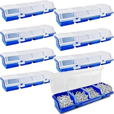 Spaluck 8 Pcs Screw Organizer Box Screw Parts Box with 4 India | Ubuy