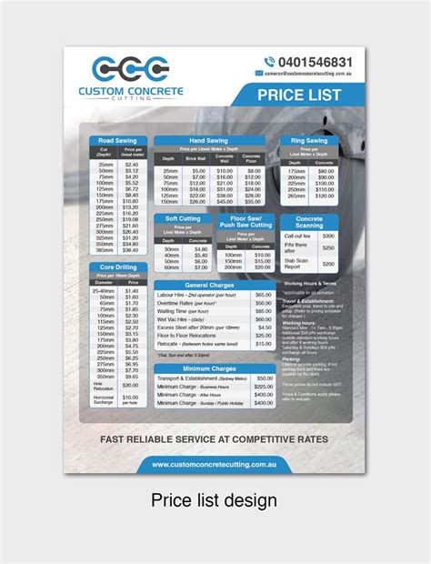 Image result for Price List PDF