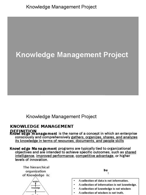 Knowledge Management Project Plan 的图像结果