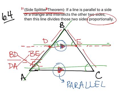 Image result for Side Splitter Theorem Practice Worksheet
