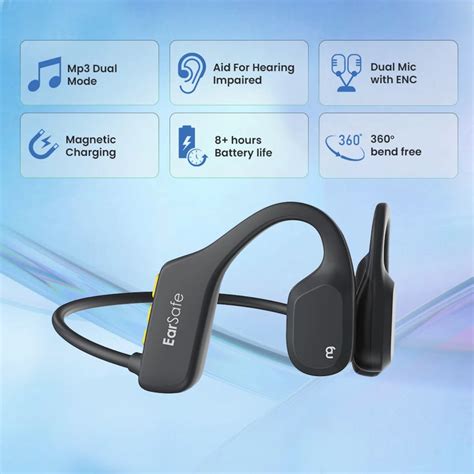 Open Ear Bone Conduction Headphones – NG EarSafe Pro Mini | Compact ...