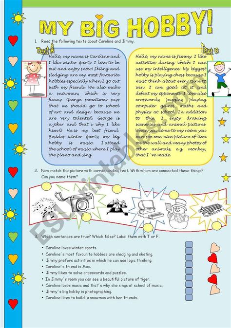 Hobbies for Kids Reading 的图像结果