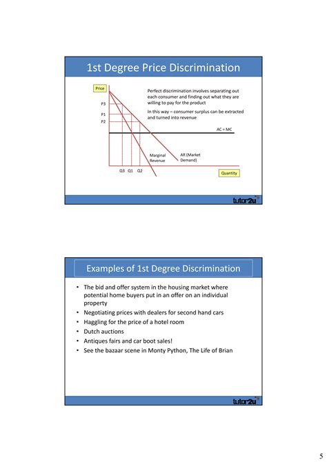 Price Discrimination - Revision Notes | PDF