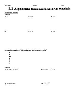 Fillable Online Please Excuse My Dear Aunt Sally (PEMDAS)--Forever! Fax ...