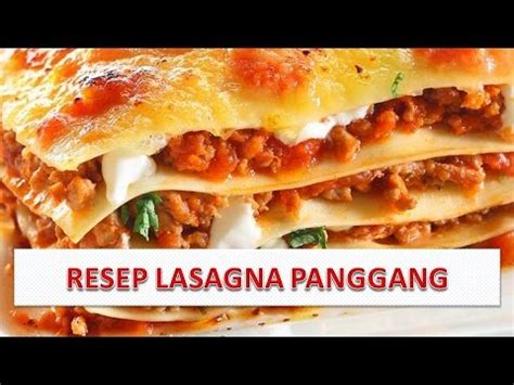 RESEP LASAGNA PANGGANG   YouTube