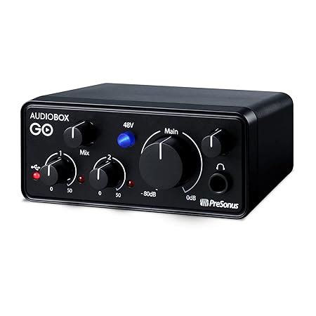 PreSonus AudioBox GO 2x2 USB-C Audio Interface with XLR/Line Combo and ...