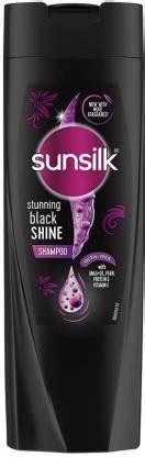 SUNSILK Stunning Black Shine @ (360ML) - Price in India, Buy SUNSILK ...