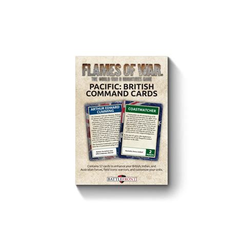 Acheter Flames of War - Pacific - British, Australian & Indian Command ...
