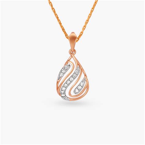 Whirlwind Diamond Pendant and Earrings Set