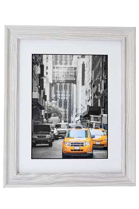 Buy Lambert Frame Marble Wood, Picture-Frame Photo Display with Glass ...