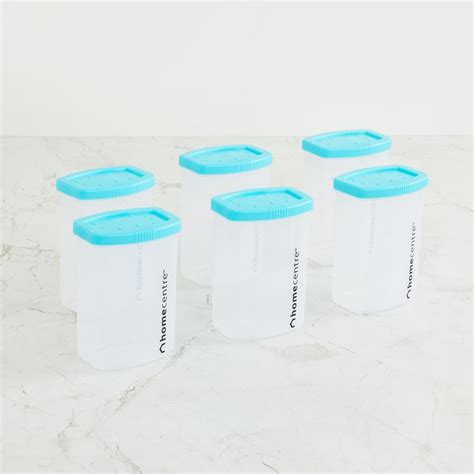 Buy Corsica Stark Set of 6 Polypropylene Containers - 450ml from ...