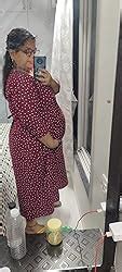 Buy ZUVINO Women's Maternity Dress Pregnancy Casual Long Sleeve Dual ...