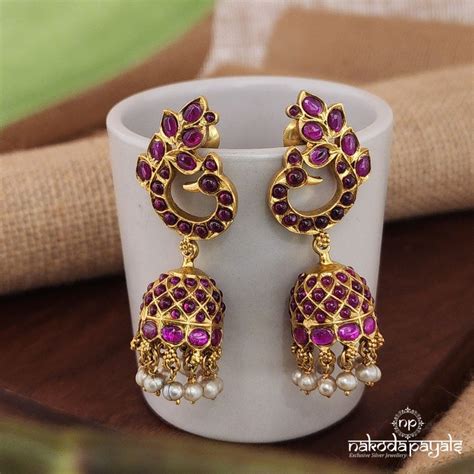Silver Gold Plated Earrings – Page 3 – Nakoda Payals