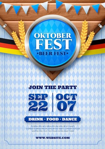 Oktoberfest flyer template-vectors - Download gratis hoogwaardige ...