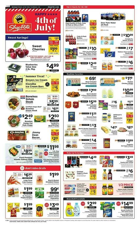 ShopRite Weekly Ad & Circular from June 30