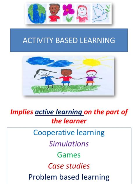 Image result for Activity Based Learning Examples
