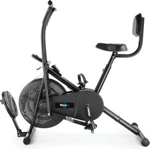 Smile Fitness Air Bike Fitness Exercise Moving Handles Exercise bike ...