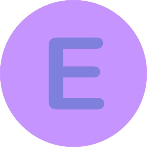 Letter e - Free education icons