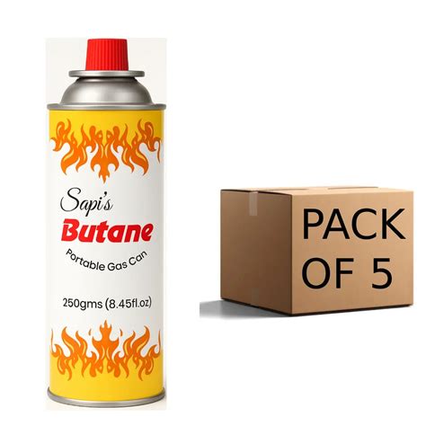 Sapi’S Butane Gas Can – 250 gms | Portable Fuel Cartridge – Sapi'S ...