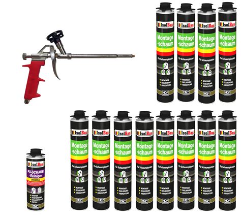 Buy Set of gun foam, 12 cans, 750 ml, mounting foam, 1K building foam ...