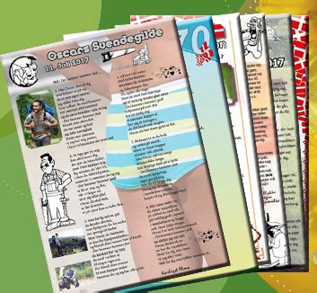 Festsange personlige - Alt inklusive - Fra kun 250 kr.