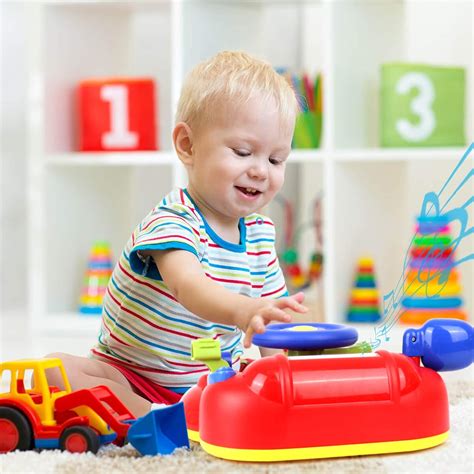 Buy Playkidz My First Steering Wheel, Driving Dashboard Pretend Play ...