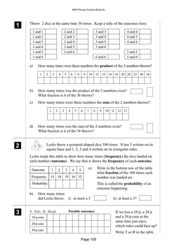 Grade 4 Probability Lesson 的图像结果