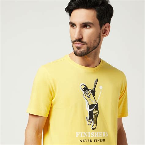 100% Cotton Dhoni IPL T-shirt – 20infinity.in
