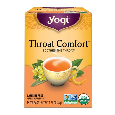 Customer reviews for (4 pack) Yogi Tea Throat Comfort, Caffeine-Free ...
