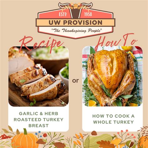 The Only Turkey Recipes You need - UW Provision Company