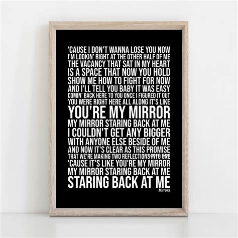 Justin Timberlake Mirrors Lyrics