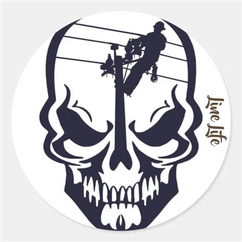 High Voltage Sticker Cute Gold Leaf Sticker (Square) Gold Leaf ...