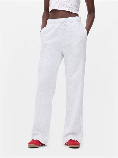 Women's Gray Heather Straight Leg Sweatpants | Primark