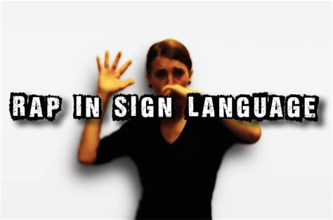 Image result for Sign Language Match Rapper